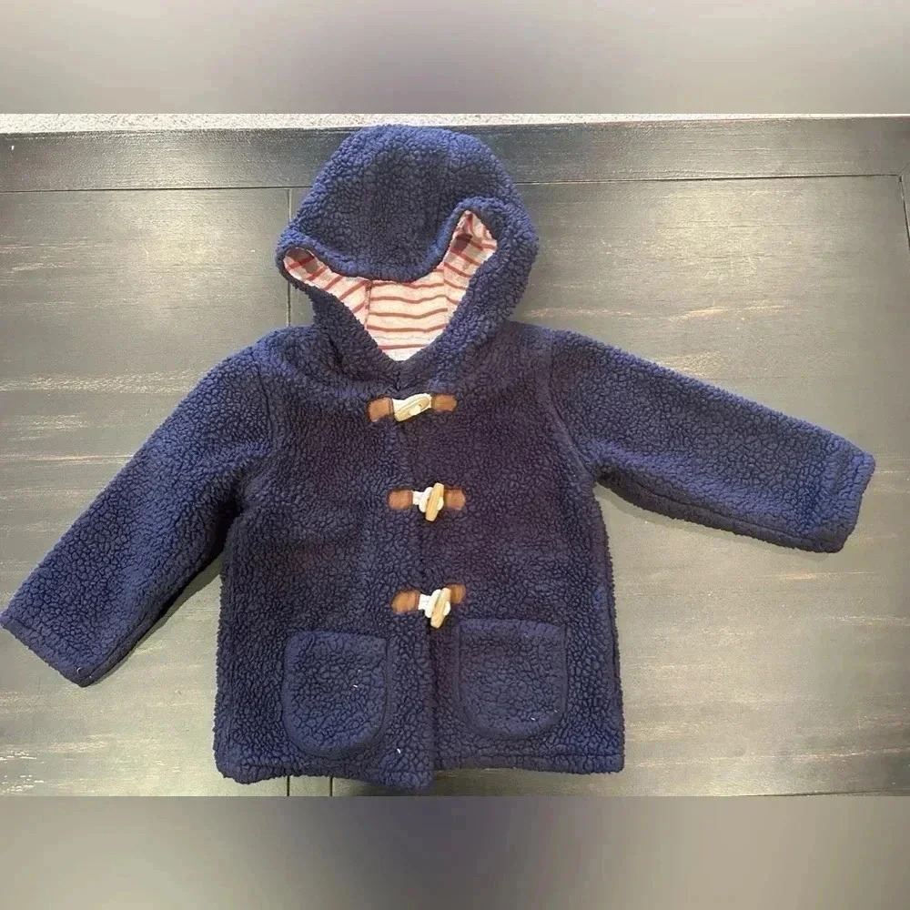 Baby Boden teddy fleece Jacket size 18-24M